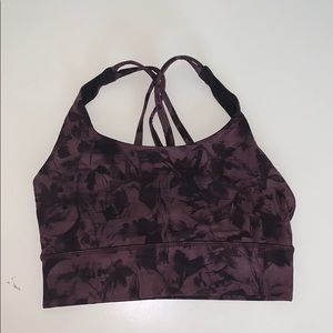 Lululemon energy long line bra